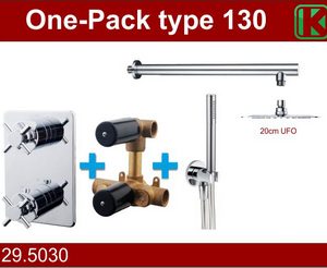 one-pack inbouwthermost.set type 130 CHR (20cm ufo)
