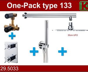 one-pack inbouwthermost.set type 133 CHR (30cm ufo)
