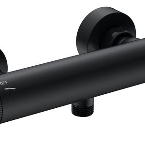 Ribbd thermostatische douchemengkraan hartafstand 15 cm mat zwart