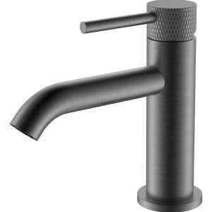 Ribbd fonteinkraan 1/2" gunmetal PVD