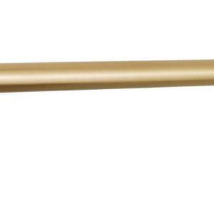 UniMatch douchearm met muurbevestiging 45 cm geborsteld messing PVD