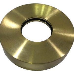 UniMatch rozet voor douchearm met muurbevestiging geborsteld messing PVD