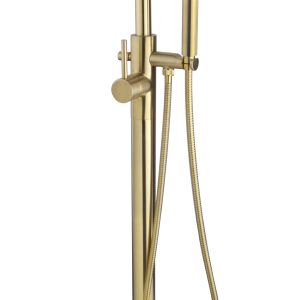 Caral badmengkraan vrijstaand geborsteld messing PVD