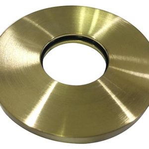 Caral rozet uitloop eenhendel wastafelkraan 65 mm geborsteld messing PVD