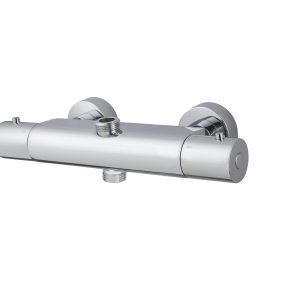 Caral thermostaatkraan voor thermostatische regendoucheset opbouw chroom