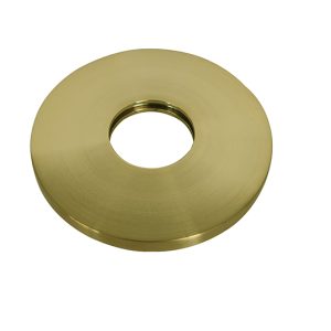 Caral rozet uitloop eenhendel wastafelkraan 75 mm geborsteld messing PVD