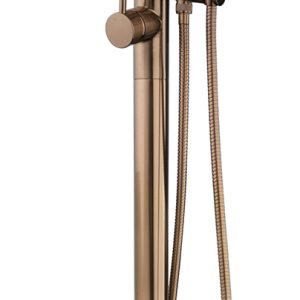 Caral badmengkraan vrijstaand geborsteld brons koper PVD