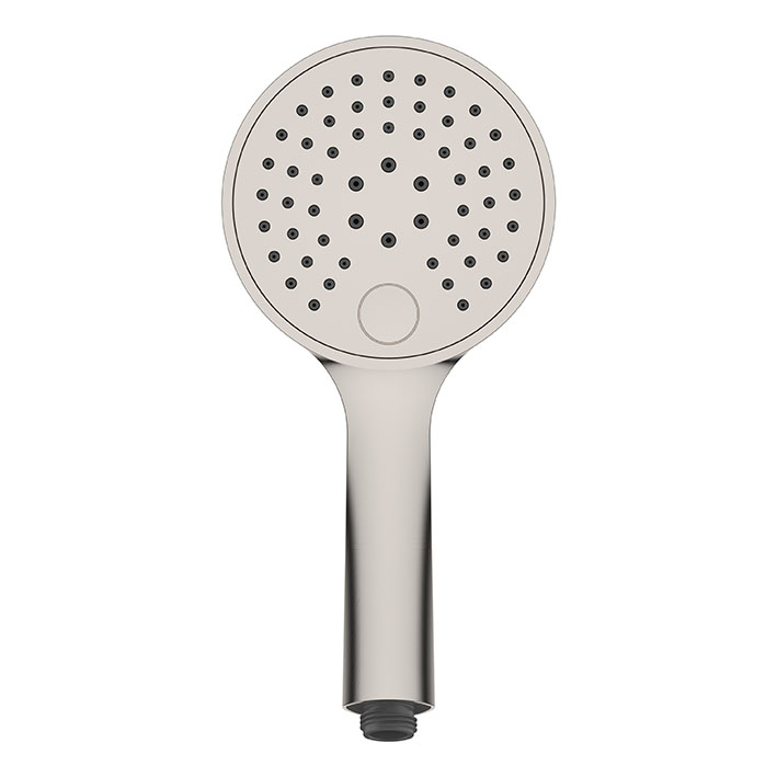 UniMatch handdouche 3 standen à 12 cm geborsteld staal PVD