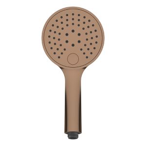 UniMatch handdouche 3 standen Ã 12 cm geborsteld brons koper PVD