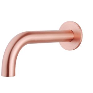 Caral baduitloop rond 20 cm 1/2'' geborsteld koper