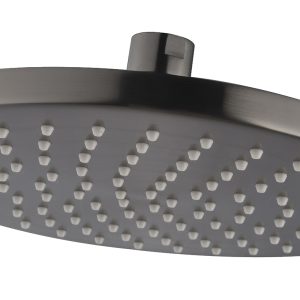 UniMatch hoofddouche rond 20 x 1,2 cm gunmetal PVD