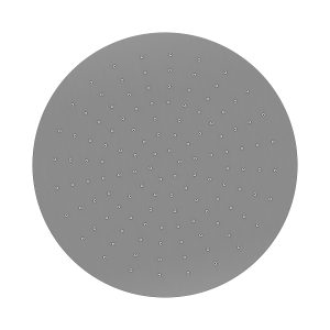 UniMatch hoofddouche rond 30 x 0,8 cm gunmetal PVD