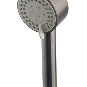 UniMatch Cadans handdouche 3 standen Ã 8 cm gunmetal PVD