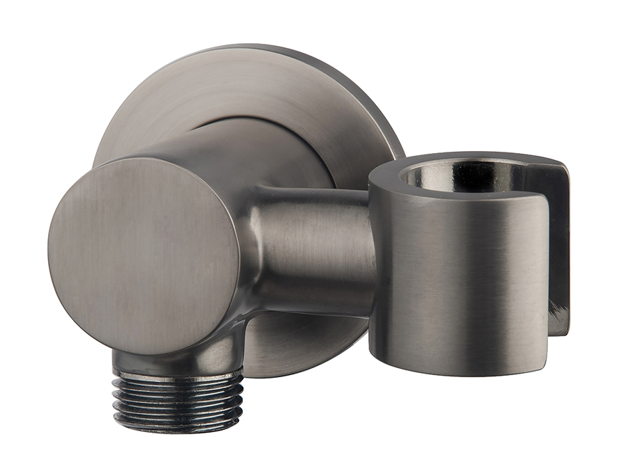 UniMatch wandaansluitbocht met kantelbare handdouchehouder rond 1/2