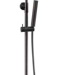 Caral thermostatische regendoucheset opbouw gunmetal PVD