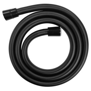 UniMatch doucheslang kunststof 150 cm mat zwart