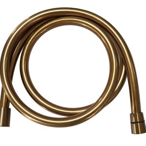 UniMatch doucheslang kunststof 150 cm geborsteld brons koper