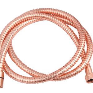 UniMatch doucheslang metaal 150 cm geborsteld koper