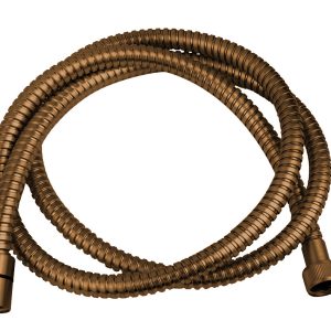 UniMatch doucheslang metaal 150 cm geborsteld brons koper PVD