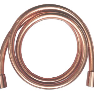 UniMatch doucheslang kunststof 150 cm geborsteld koper