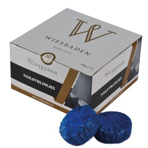 Wiesbaden set Ã 12 stuks toiletblokjes blauw tbv Geberit