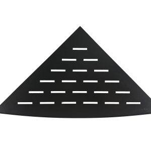 InWall hoekplanchet 29 x 29 cm mat zwart