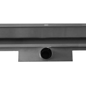 Muurgoot met flens 80 x 7 cm RVS