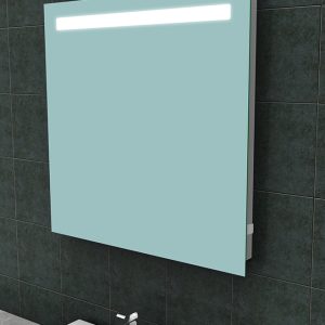 Tigris spiegel vierkant met LED en stopcontact 80 x 80 cm