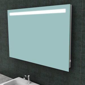 Tigris spiegel rechthoek met LED en stopcontact 120 x 80 cm