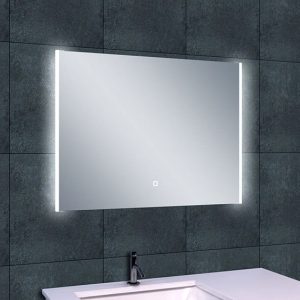 Duo spiegel rechthoek met LED, dimbaar en spiegelverwarming 82 x 60 cm