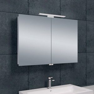 Bright spiegelkast met LED 90 x 60 x 14 cm