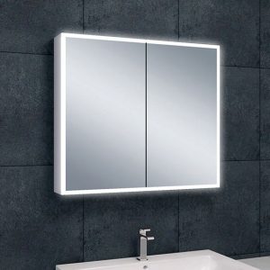Quatro spiegelkast met LED, dimbaar 80 x 70 x 13 cm