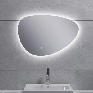 Uovo spiegel ovaal met LED, dimbaar 60 cm