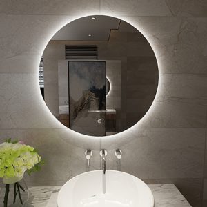 Giro spiegel rond met LED, dimbaar 60 cm