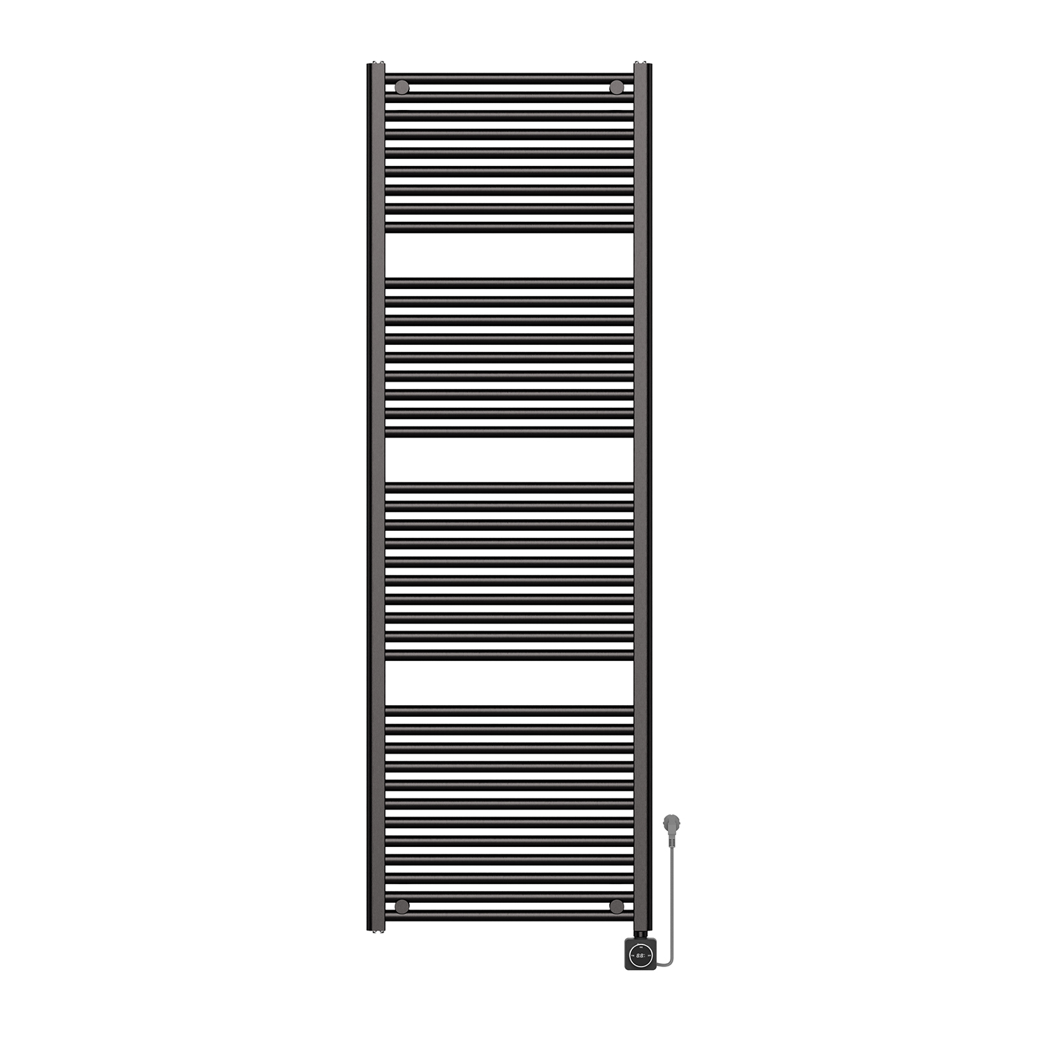 Elara elektrische radiator Smart WiFi 181,7 x 60 cm gunmetal PVD