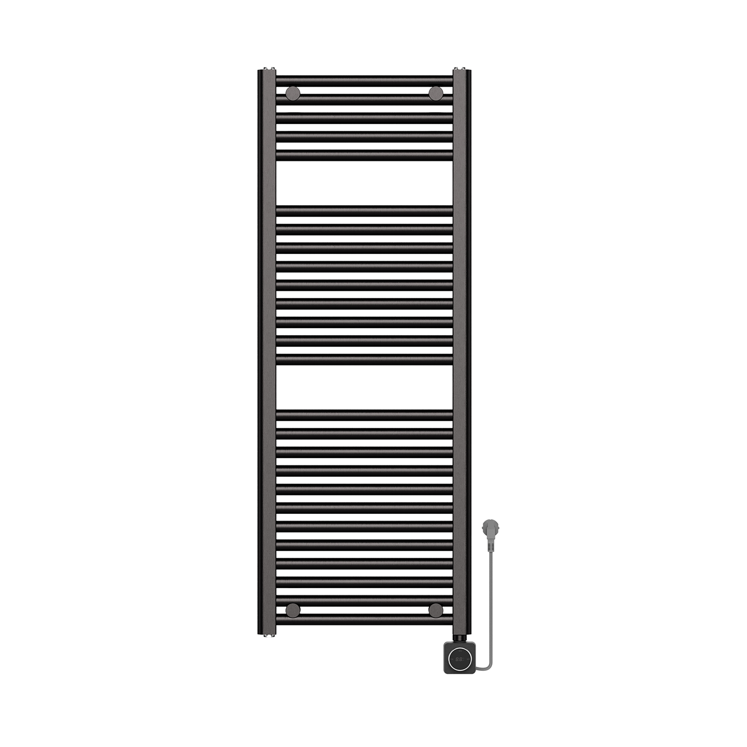 Elara elektrische radiator Smart WiFi 118,5 x 45 cm gunmetal PVD