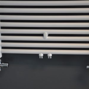 Luxe radiator aansluitset recht chroom