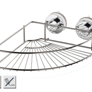 Z12020000 Hoekdoucherekje 249 X 94 X 249 Mm, Rvs/Kunststof