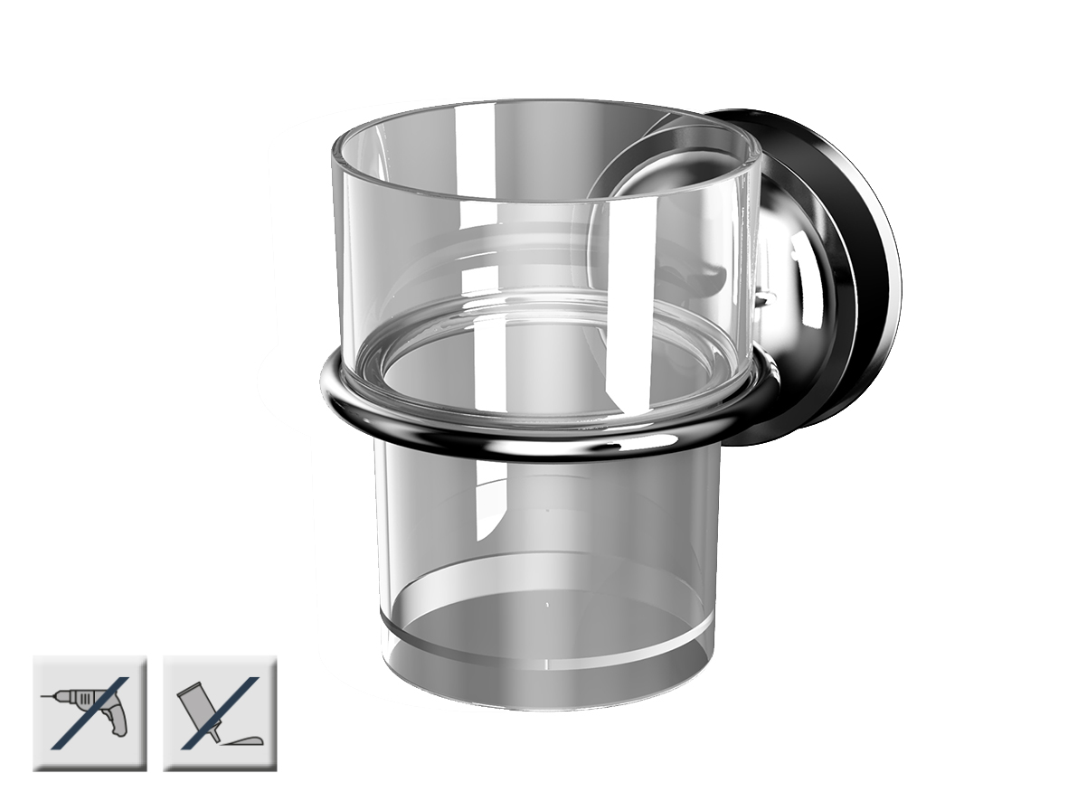 Z12030000 Beker 80 X 95 X 127 Mm, Rvs/Kunststof