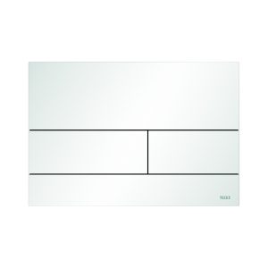 TECE SQUARE II METAAL wc-bedieningsplaat voor duospoeltechniek | MAT WIT