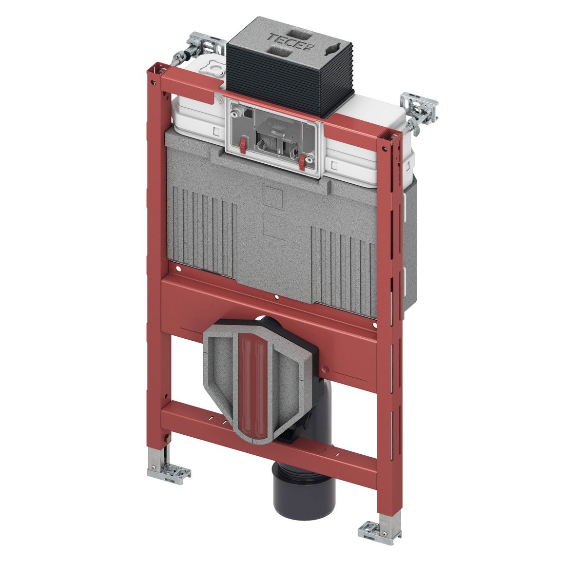 TECE PROFIL wc-inbouwframe met uni-spoelkast BOUWHOOGTE 820 MM