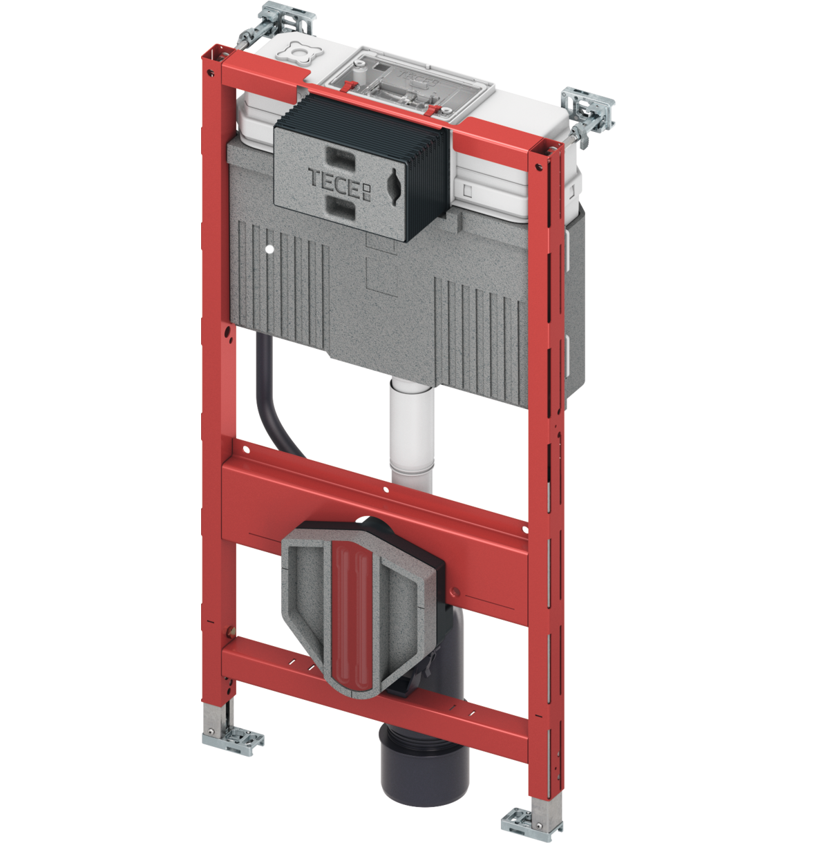 TECE PROFIL wc-inbouwframe met uni-spoelkast BOUWHOOGTE 980 MM