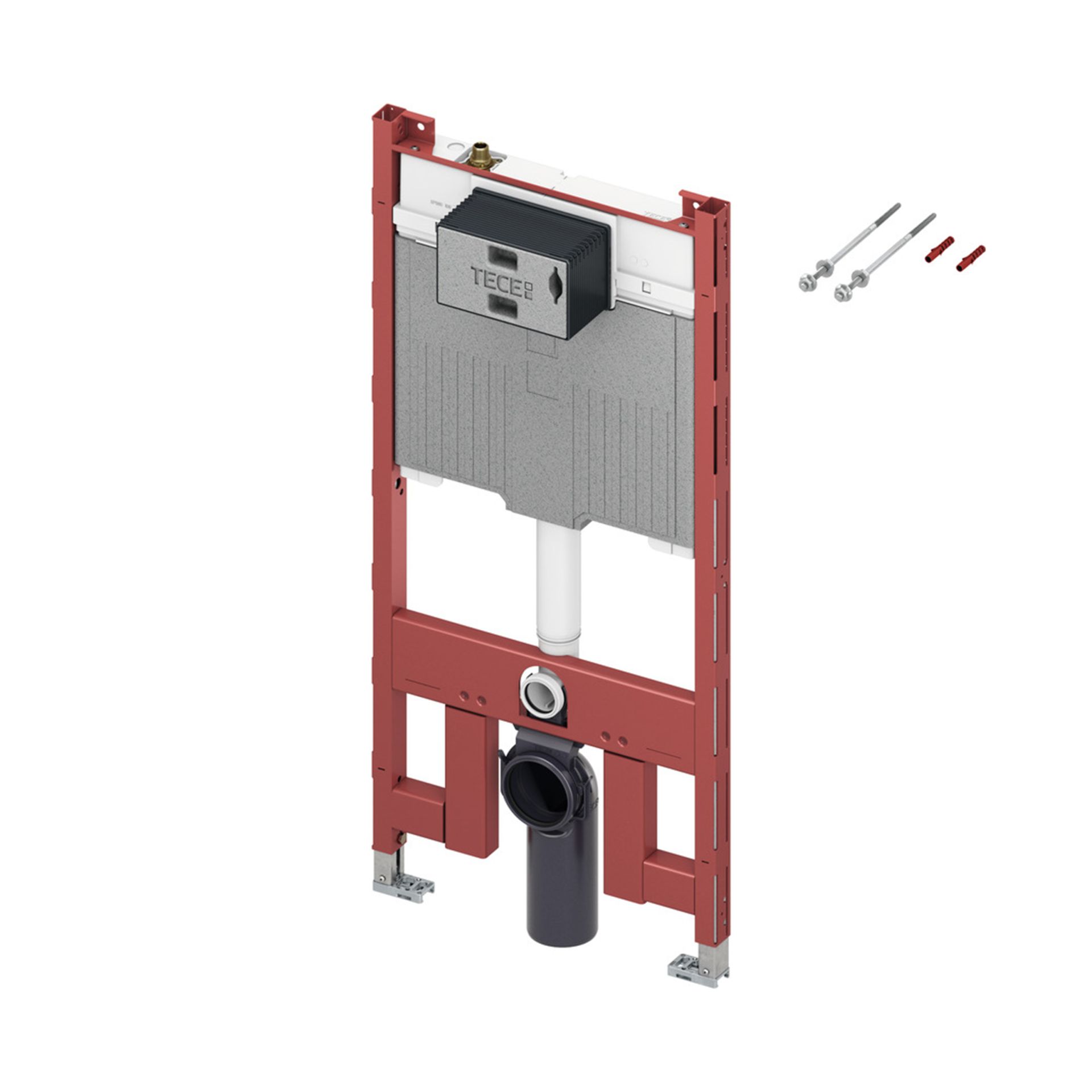 TECE PROFIL wc-inbouwframe met octa II spoelkast, 8 CM , BOUWHOOGTE 1120 MM