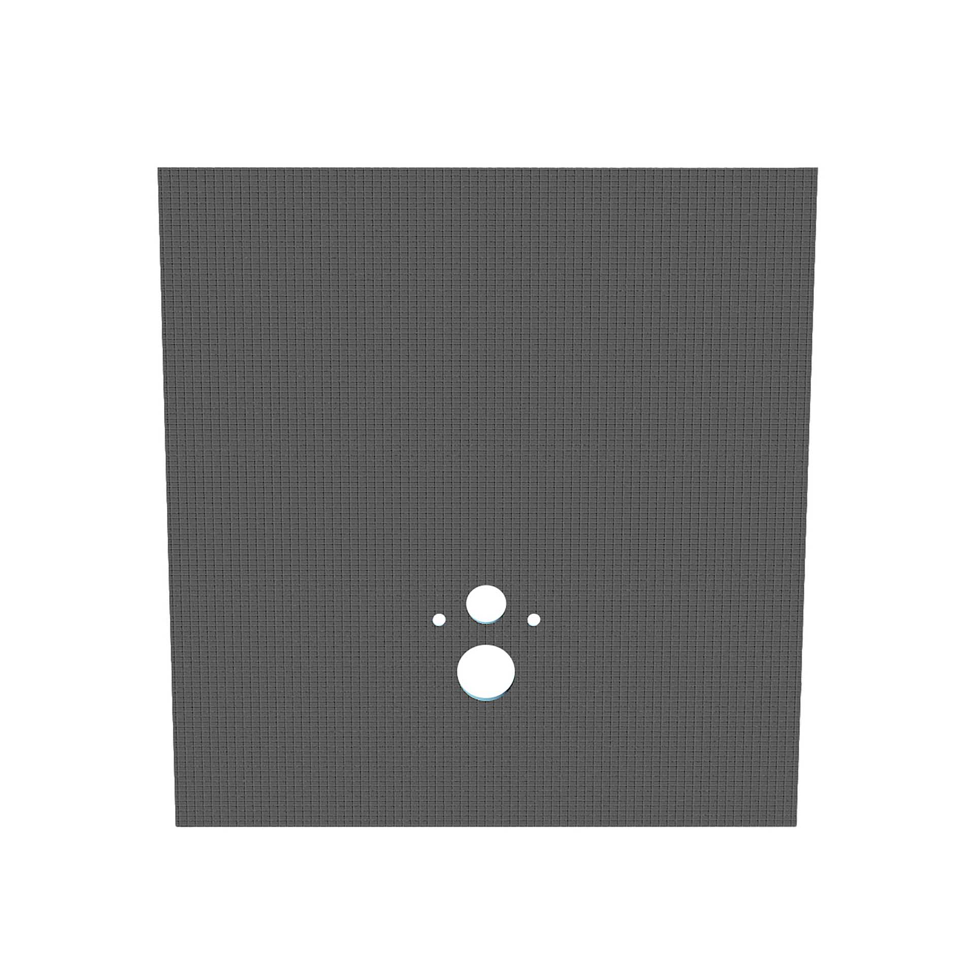 BOUW- EN ISOLATIEPLAAT HANGTOILET - WATERDICHT - XPS - 1200X1300X20MM - GRIJS