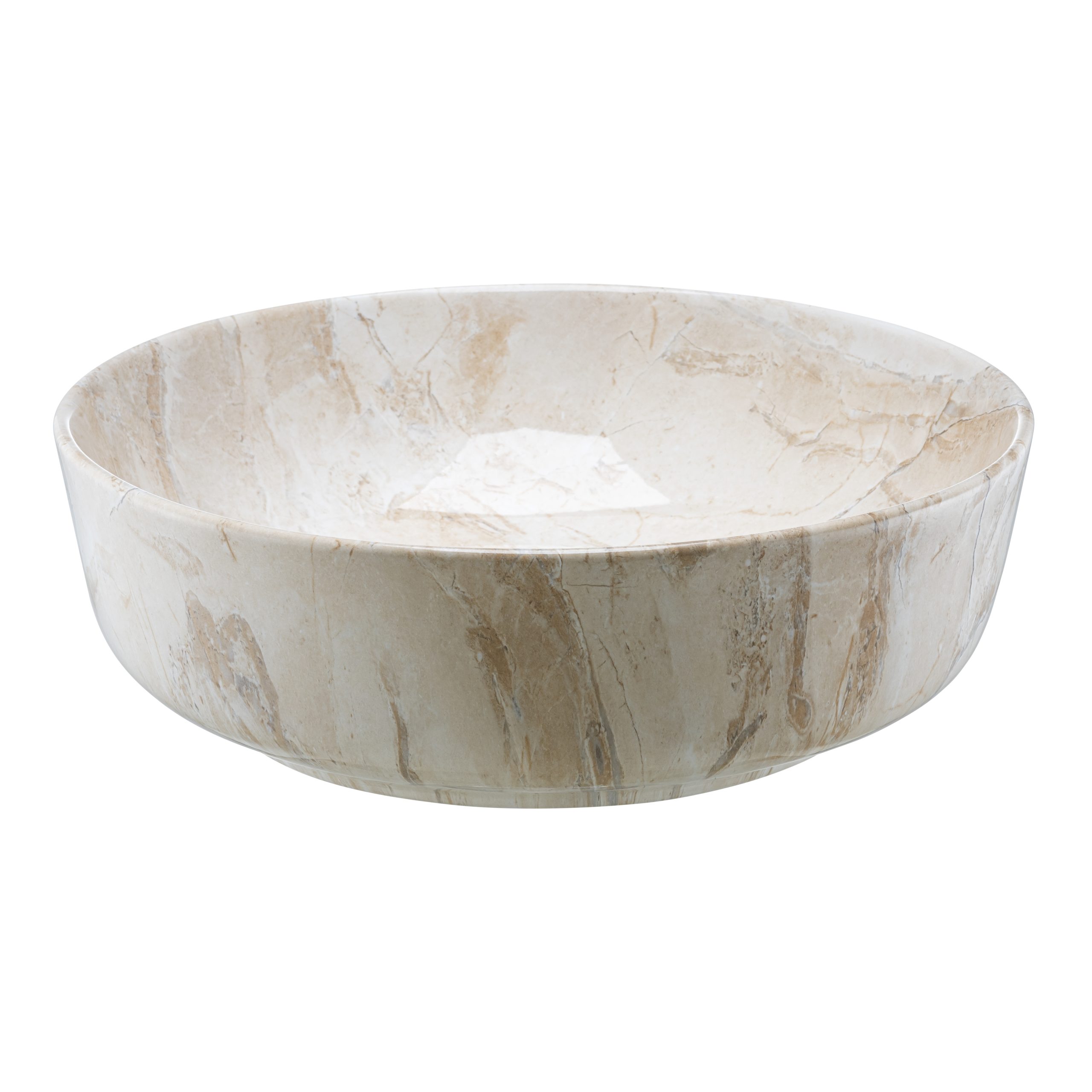 Marmerlook opbouw waskom | Taupe | 420X420X140 LX-8428MA-2 - KAYVIT