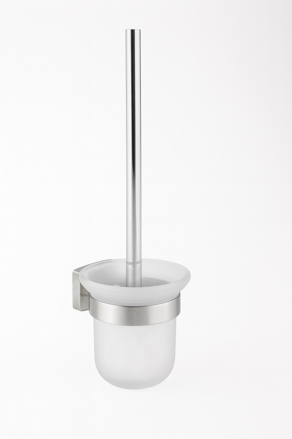 Toiletborstel houder wit 65X100X100