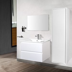 SALLY | Badkamermeubel | Wit Glossy 80 cm