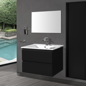SALLY | Badkamermeubel | Mat Zwart 100 cm