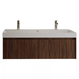 TIMOTHEUS | Badkamermeubel | Walnut 140 cm - 2 lades