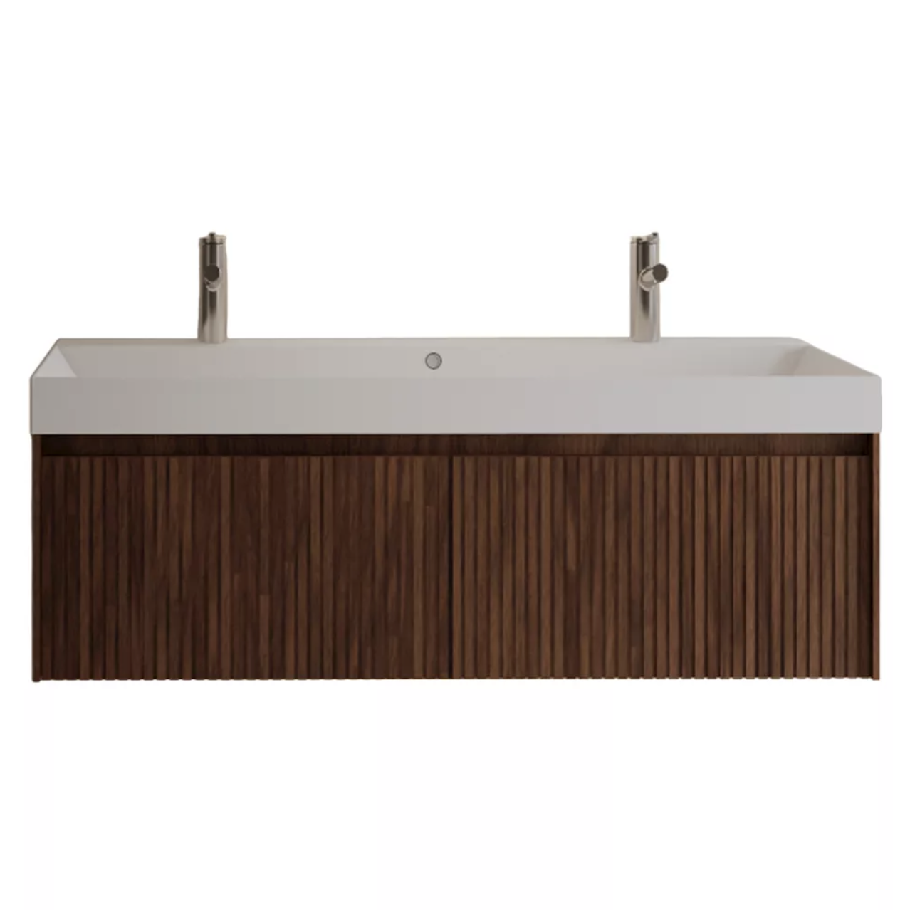 TIMOTHEUS | Badkamermeubel | Walnut 140 cm - 2 lades